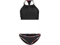 B.P.C bikini bustier czarne usztywniane miseczki 44