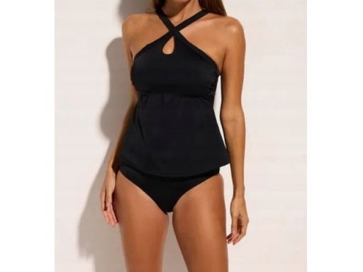 B.P.C tankini czarne modne z figami r.44