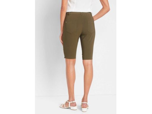 B.P.C krótkie spodenki elastyczne khaki r.38