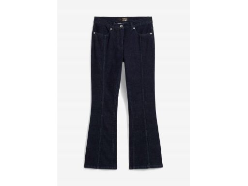 B.P.C ciemne jeansy bootcut granatowe r.40