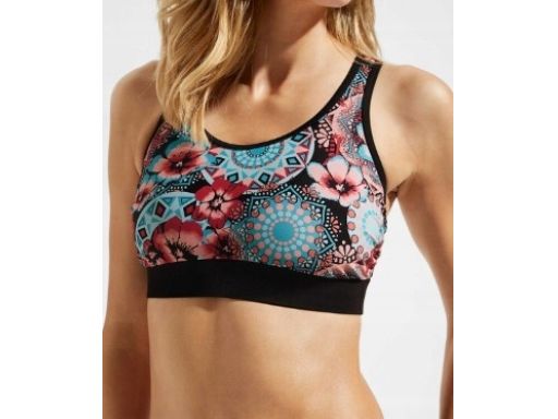 B.P.C czarne bikini biustonosz bustier 44