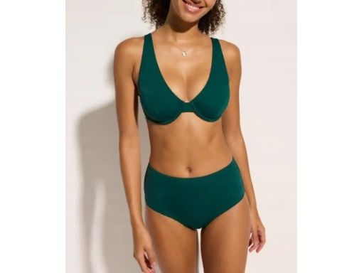 B.P.C bikini typu minimizer ciemnozielone na fiszbinach r.42(80B)