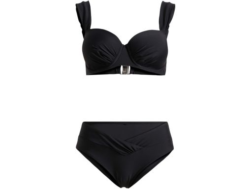 B.P.C czarne bikini balkonetka usztywniane z figami 38 (75C).
