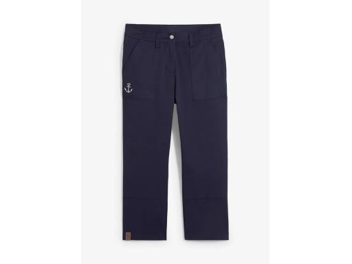 B.P.C spodnie 3/4 damskie granatowe r.46