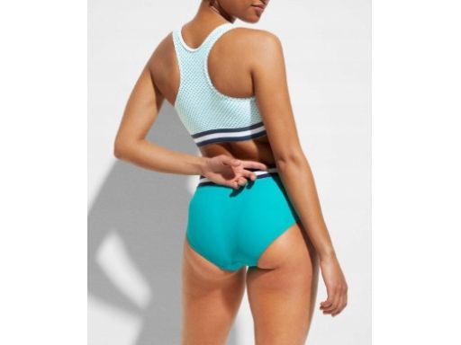 B.P.C czerwone bikini biustonosz bustier w kropeczki r.40
