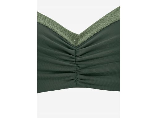 Jette by Lascana Bandeau Bikini zielone usztywniane miszeczki 42 D