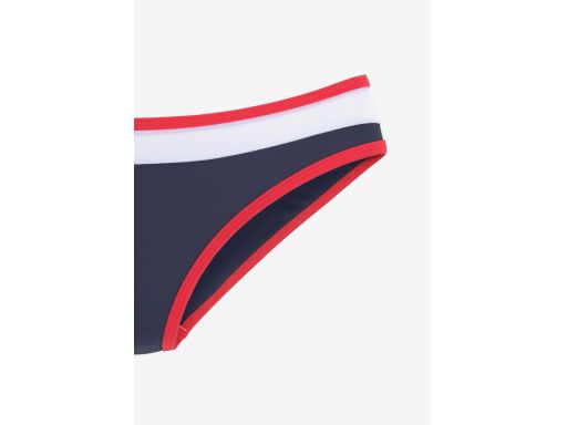 KangaROOS bikini wiązane na szyi granatowo- czerwone 36 A/B