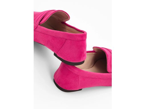 B.P.C mokasyny damskie loafer różowe 40.