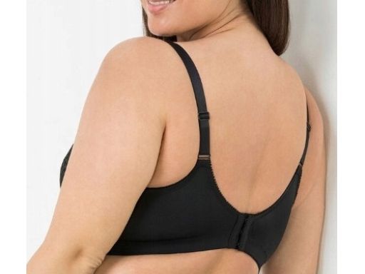 B.P.C biustonosz bralette czarny koronka r.95C