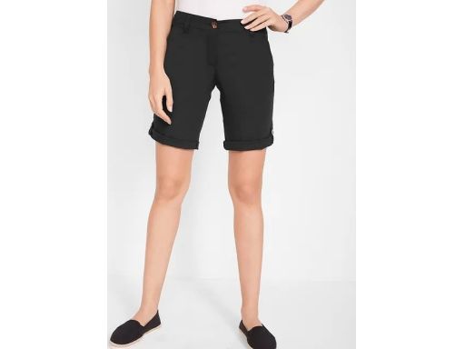 B.P.C bermudy czarne damskie cienkie r.46
