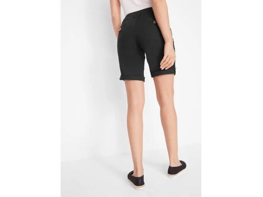 B.P.C bermudy czarne damskie cienkie r.46