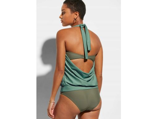 B.P.C bikini biustonosz top i figi oliwkowe r.42