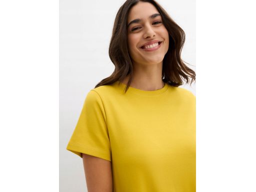 B.P.C sukienka oversize midi żółta musztardowa ^40/42