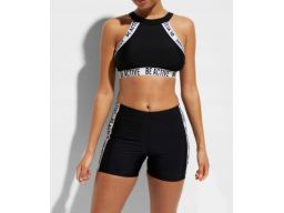 B.P.C bikini bustier z szortami czarne 38