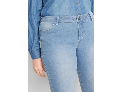B.P.C jeansowe spodnie capri damskie JASNY JEANS r.50