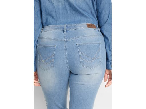 B.P.C jeansowe spodnie capri damskie JASNY JEANS r.50