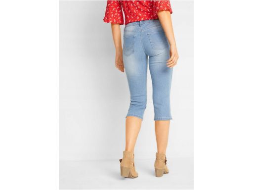 B.P.C jeansowe spodnie capri damskie JASNY JEANS r.50