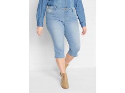 B.P.C jeansowe spodnie capri damskie JASNY JEANS r.50