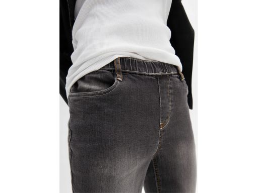 B.P.C jeansy skinny jegginsy szare r.54