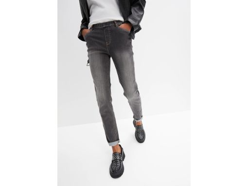 B.P.C jeansy skinny jegginsy szare r.54