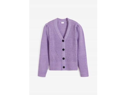 B.P.C fioletowy sweter rozpinany r.40/42
