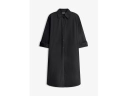 B.P.C Sukienka szmizjerka czarna midi r.48