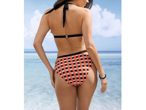 B.P.C bikini trójkątne miseczki w kratkę 40 (80C).