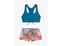 B.P.C bikini bustier z szortami we wzory r.52