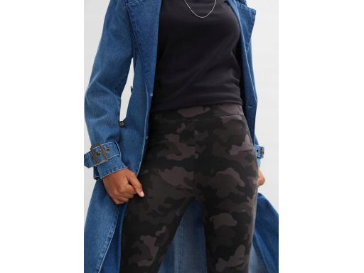 B.P.C legginsy damskie CZARNE bawełniane r.44/46