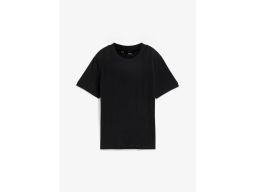 B.P.C t-shirt damski czarny ażurowy haft ^52/54