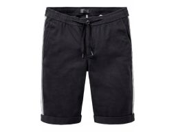 B.P.C spodenki bermudy czarne, lampasy r.48
