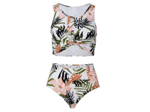 B.P.C bikini z kolorowym wzorem bustier r.44