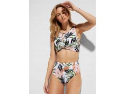 B.P.C bikini z kolorowym wzorem bustier r.44
