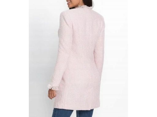B.P.C marynarka w wyglądzie boucle różowa r.34