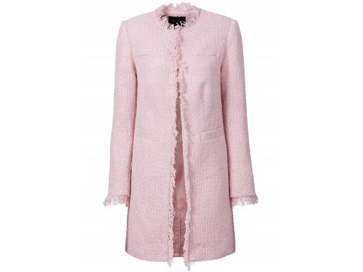 B.P.C marynarka w wyglądzie boucle różowa r.34