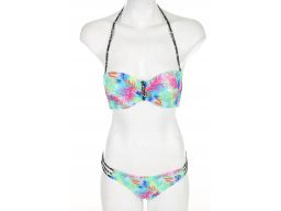 Buffalo bikini usztywniane miseczki wiązane na szyi kolorowe 32A