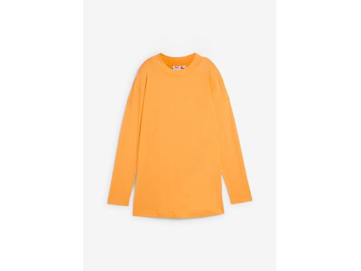 B.P.C t-shirt damski długi rękaw pomarańczowy ze stójką ^36/38