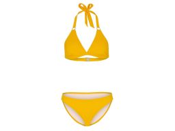 B.P.C bikini żółte z wiązaniem na szyi ^36