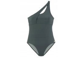 Bruno Banani kostium kąpielowy oliwkowy na jedno ramię 40 C/D