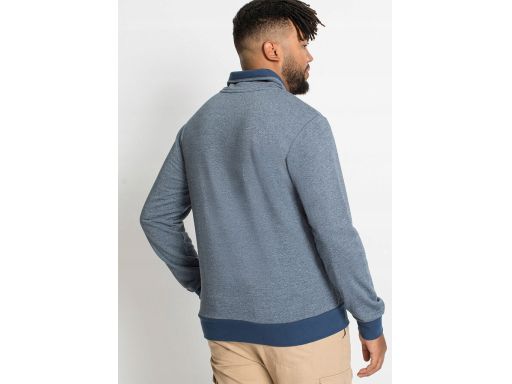 B.P.C Bluza męska z szalowym kołnierzem ^44/46 S