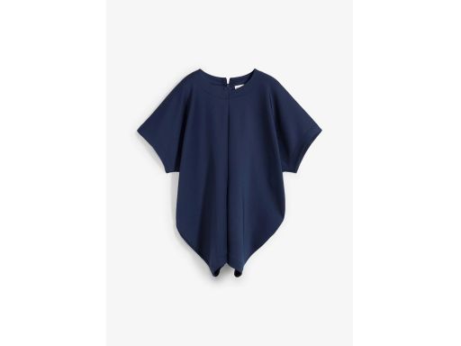 B.P.C granatowa bluzka z zaznaczoną talią oversize r.40/42