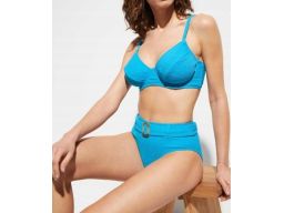 B.P.C bikini niebieskie strukturalne na fiszbinach r.42 80C