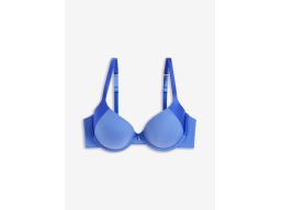 B.P.C niebieski biustonosz push-up na fiszbinach ^75C