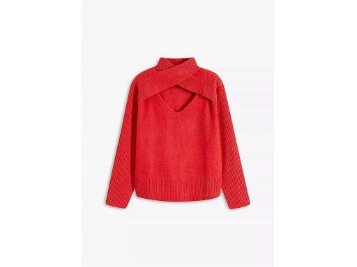 B.P.C czerwony sweter modny r.44/46