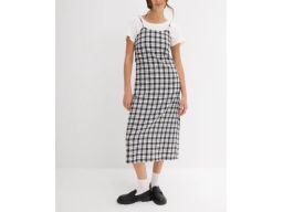 B.P.C sukienka flanelowa w kratę r.44