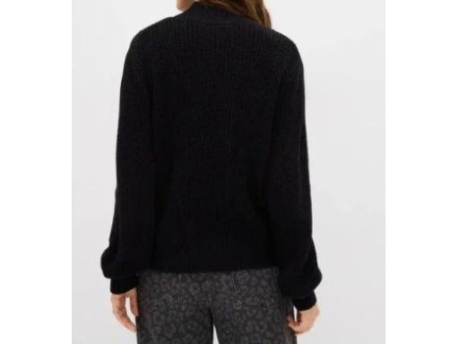 B.P.C sweter czarny z wycięciami 44/46.