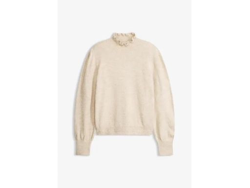 B.P.C sweter beżowy ze stójką r.44/46