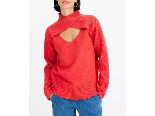 B.P.C czerwony sweter modny r.48/50
