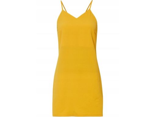B.P.C sukienka letnia mini żółta r.36