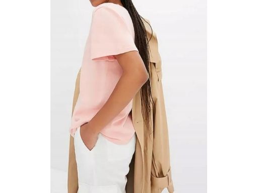 B.P.C t-shirt dzianinowy jasnoróżowy ^44/46